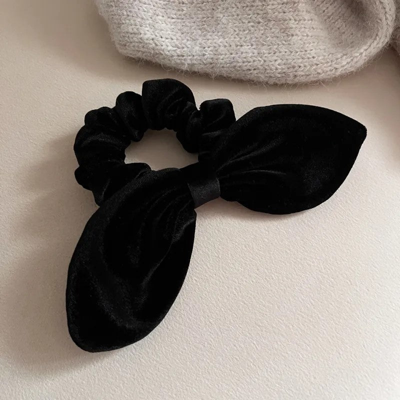 Velvet Bow Hair Tie
