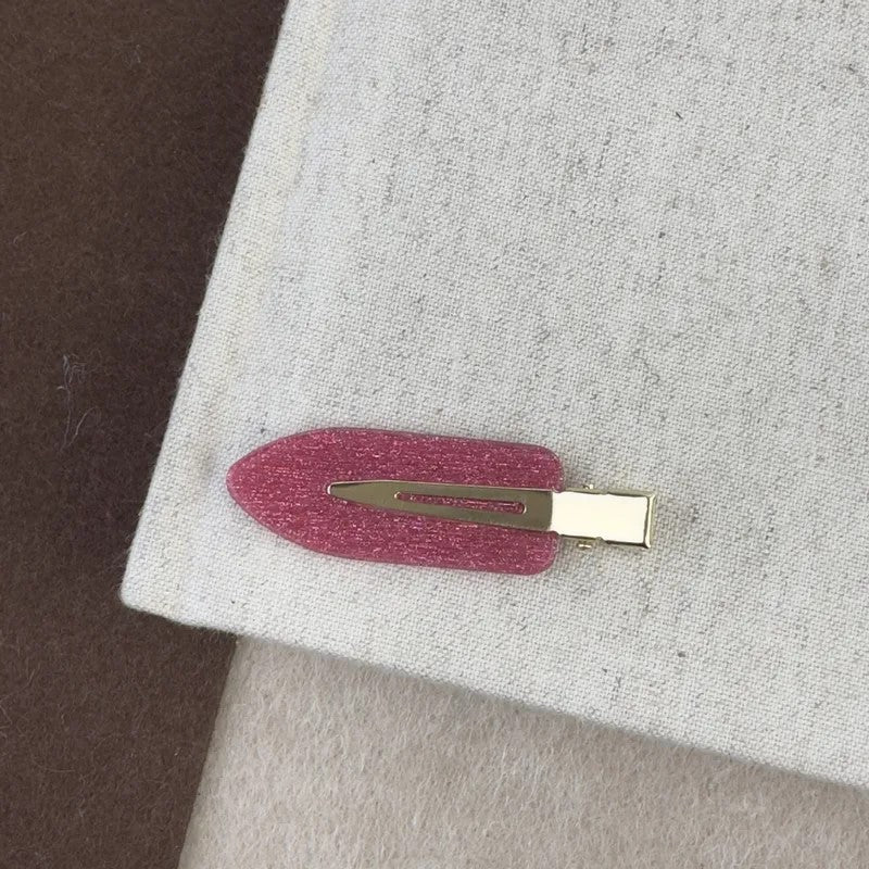 Women-s-Simple-Style-Geometric-Plastic-Hair-Clip Rose Red.jpeg