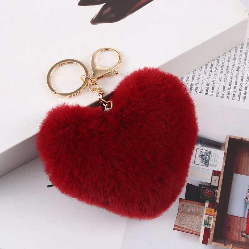 Cute-Heart-Shape-Plush-Flocking-Keychain.jpeg