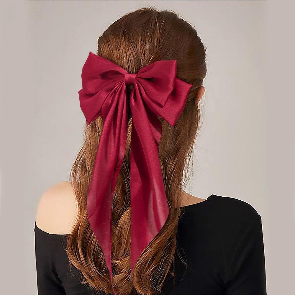 Women's Elegant Sweet Bow Knot Cloth Hair Clip.jpg