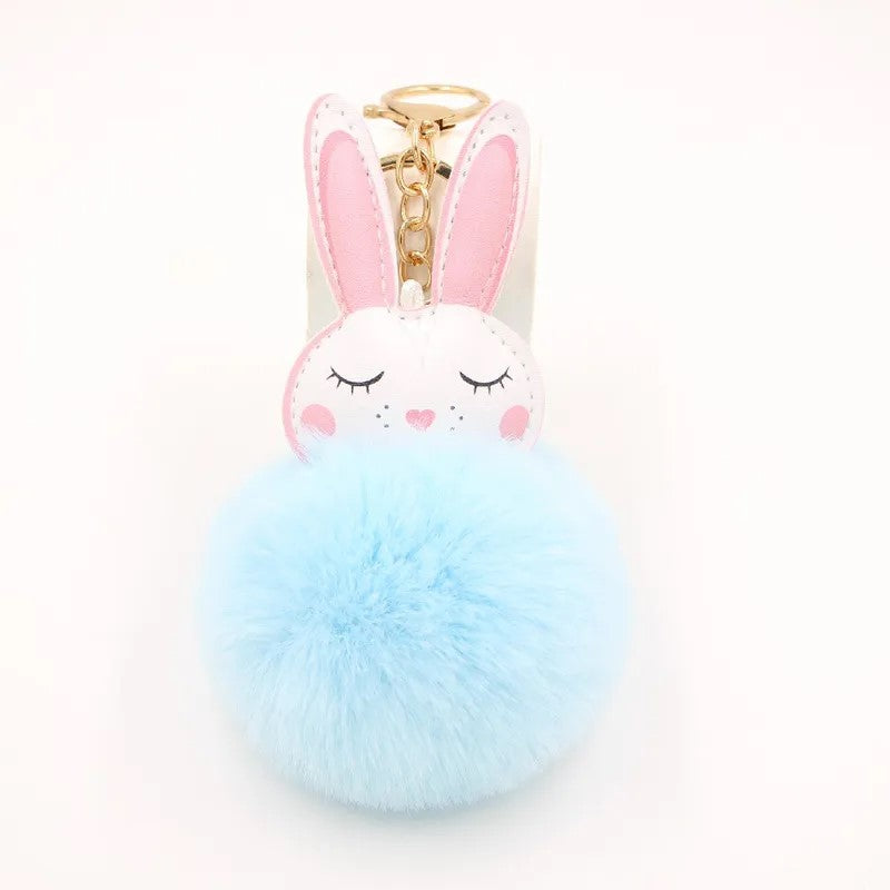 New-Product-Little-White-Rabbit-Plush-Ball-Cute-Car-Key-Ring-Pendant-Wallet-Accessory-Buckle (1).jpeg