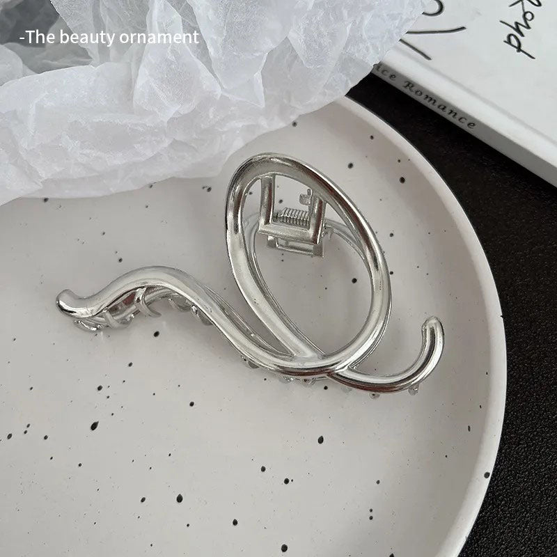 Claw Clip Elegant Alloy Plated