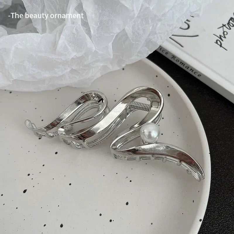 Claw Clip Elegant Alloy Plated