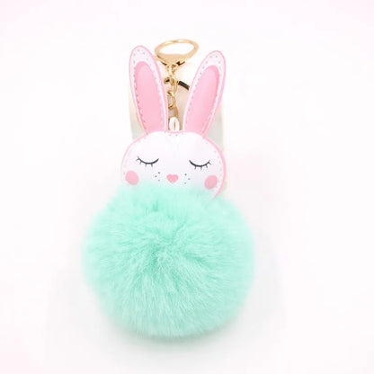 New-Product-Little-White-Rabbit-Plush-Ball-Cute-Car-Key-Ring-Pendant-Wallet-Accessory-Buckle (2).jpeg