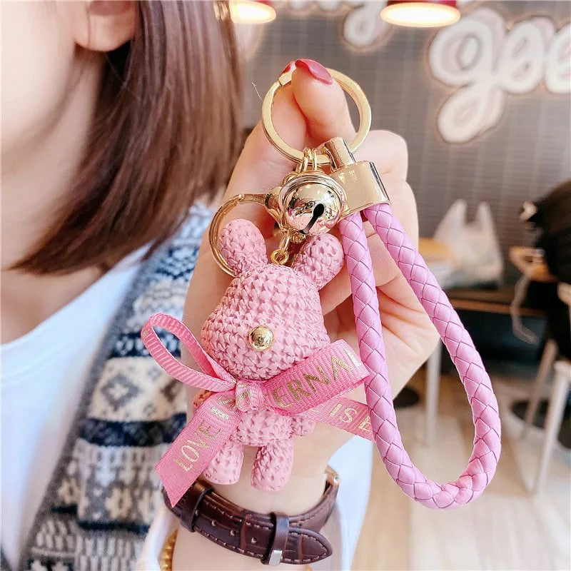Cute-Rabbit-Resin-Metal-Unisex-Bag-Pendant-Keychain (3) Pink.jpeg