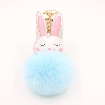 New-Product-Little-White-Rabbit-Plush-Ball-Cute-Car-Key-Ring-Pendant-Wallet-Accessory-Buckle (1).jpeg